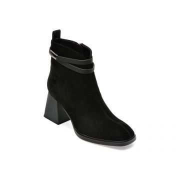 Botine EPICA negre, 07G7778, din piele intoarsa Botine EPICA negre, 07G7778, din piele intoarsa