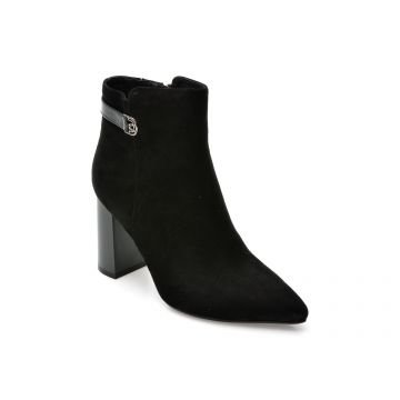 Botine EPICA negre, 3223, din piele intoarsa