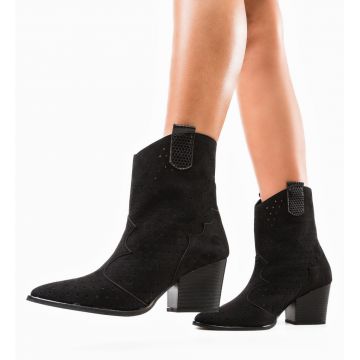 Botine Mustang Negre 4