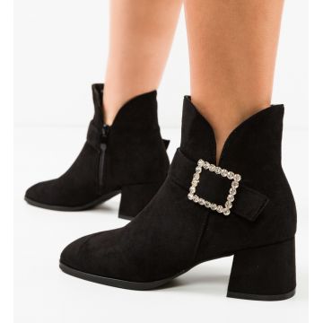 Botine dama Bradl Negre