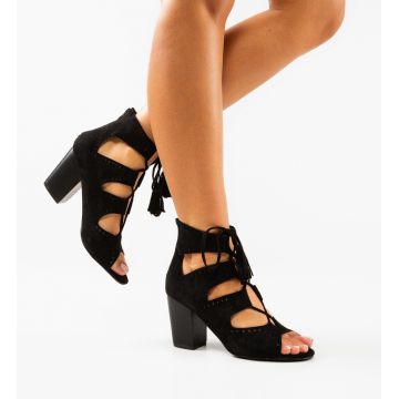 Botine dama Montakaz Negre