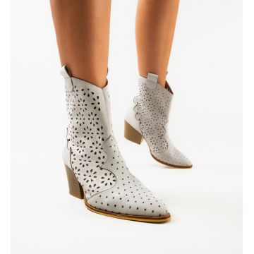 Botine dama Moris Gri