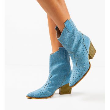 Botine dama Mustang Albastri