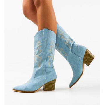 Botine dama Thasosa Albastre
