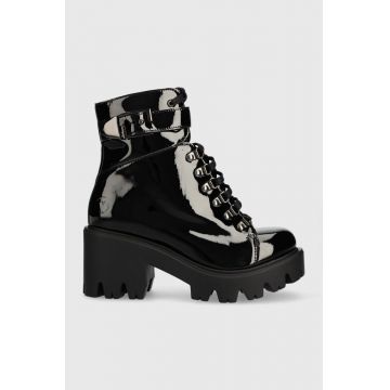 Altercore botine Enid femei, culoarea negru, cu toc drept, Enid.Vegan