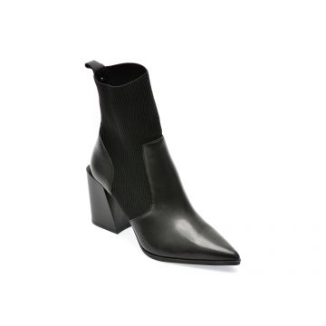 Botine ALDO negre, GANINA001, din piele naturala