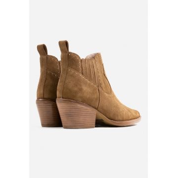 Botine cowboy de piele intoarsa Jukeson