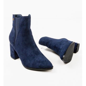 Botine dama Harbour Bleumarin