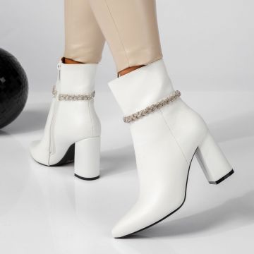 Botine Dama Juniper Albe #16854