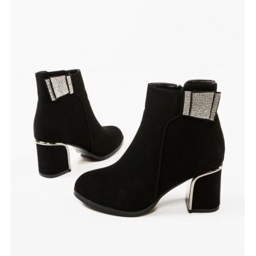 Botine dama Kiara Negre