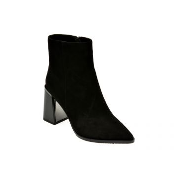 Botine EPICA negre, 29455, din piele intoarsa