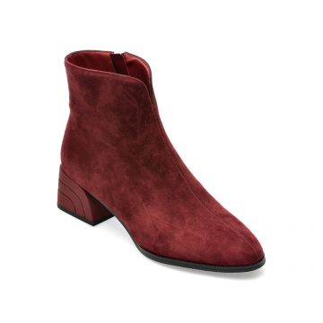 Botine EPICA visinii, WU30019, din piele intoarsa
