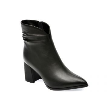 Botine GRYXX negre, 6068C1, din piele naturala