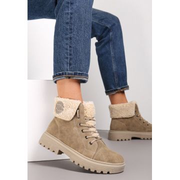 Botine Bej închis