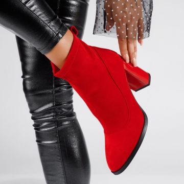 Botine Dama Elena Rosii #17351 Botine Dama Elena Rosii #17351