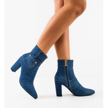 Botine dama Jean Albastre