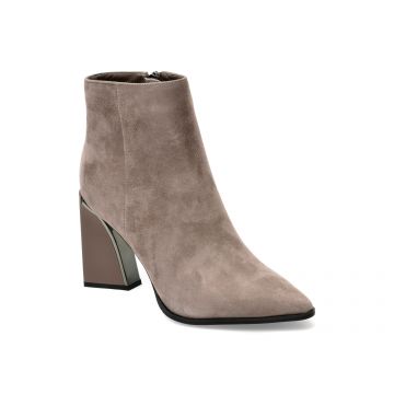 Botine EPICA gri, 1410, din piele intoarsa