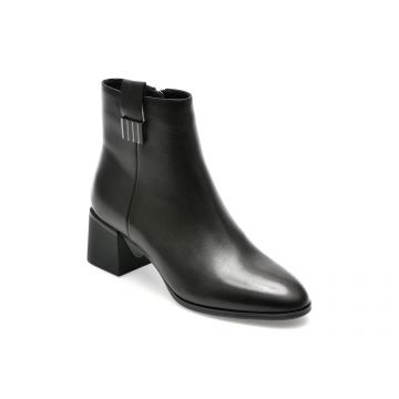 Botine GRYXX negre, 14672B, din piele naturala