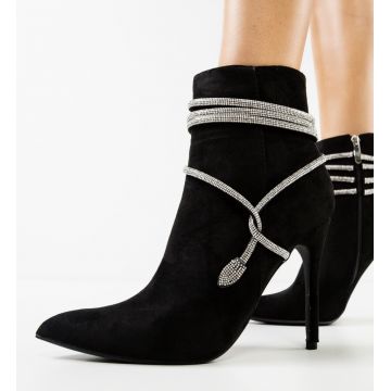 Botine dama Accesor Negre