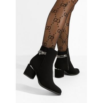 Botine elegante Seren negre