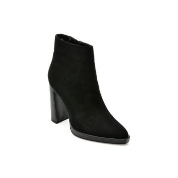 Botine FLAVIA PASSINI negre, 3C522, din piele intoarsa