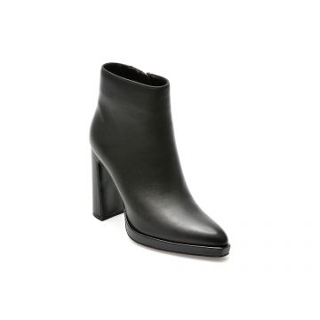 Botine FLAVIA PASSINI negre, 3C522, din piele naturala