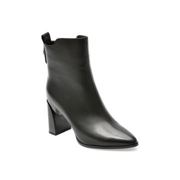 Botine GRYXX negre, 22B446, din piele naturala