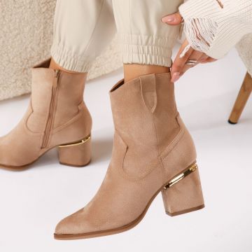 Botine Dama Blakely Bej #17718 Botine Dama Blakely Bej #17718