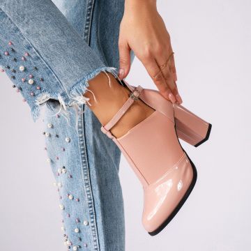 Botine Dama Frida Roz #17491 Botine Dama Frida Roz #17491
