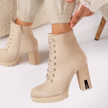 Botine Dama River Bej #17695 Botine Dama River Bej #17695