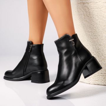 Botine Dama Zia Negre #17507 Botine Dama Zia Negre #17507