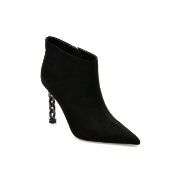 Botine EPICA negre, 505940, din piele intoarsa