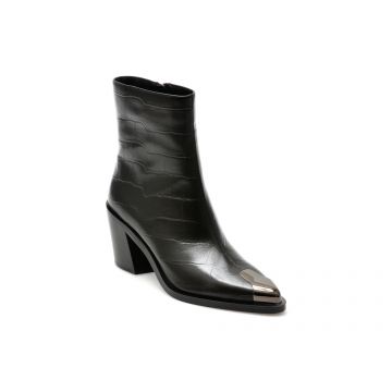 Botine EPICA negre, 88955B, din piele naturala