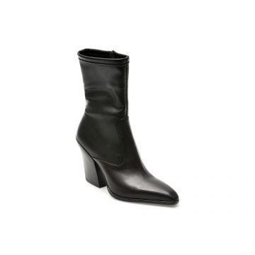 Botine EPICA negre, LM2511, din piele naturala