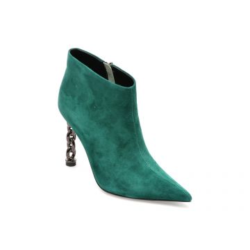 Botine EPICA verzi, 505940, din piele intoarsa