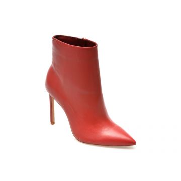 Botine ALDO rosii, YIADER930, din piele naturala