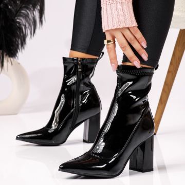 Botine Dama Coco Negre #17969 Botine Dama Coco Negre #17969