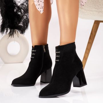 Botine Dama Valentina Negre #17756 Botine Dama Valentina Negre #17756