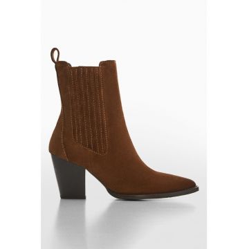 Botine de piele intoarsa Laura