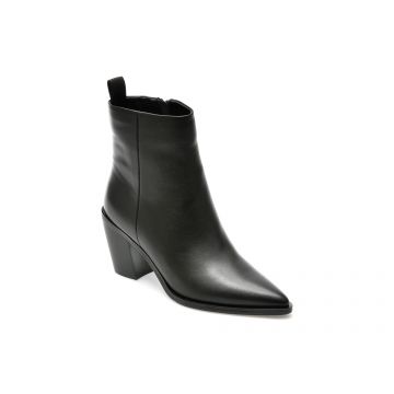 Botine GRYXX negre, 3C629, din piele naturala