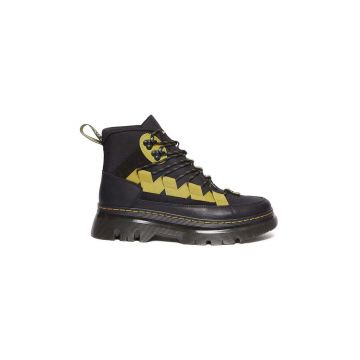 Dr. Martens botine Boury femei, culoarea negru, cu toc plat, izolare usoara, DM31142001