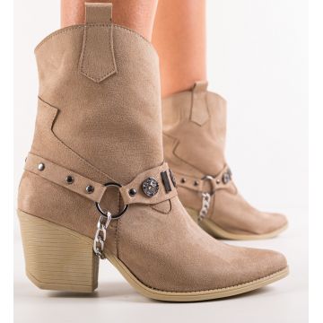 Botine dama Regalo Bej 2