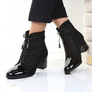 Botine negre Despina