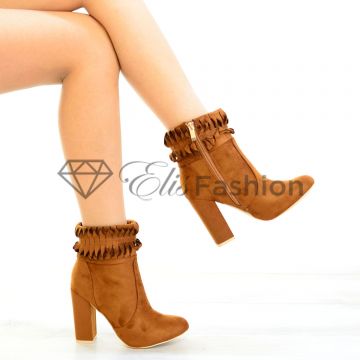 Botine Beauty Camel #3063