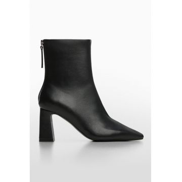 Botine din piele ecologica Limo