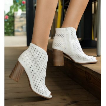 Botine dama Gallco Albe