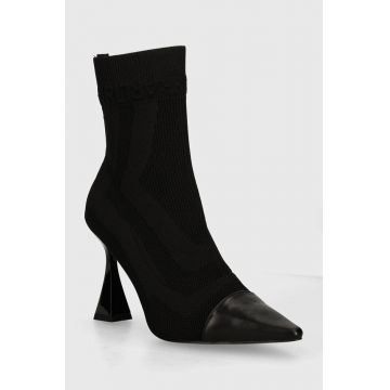 Karl Lagerfeld botine DEBUT II femei, culoarea negru, cu toc cui, KL32061A