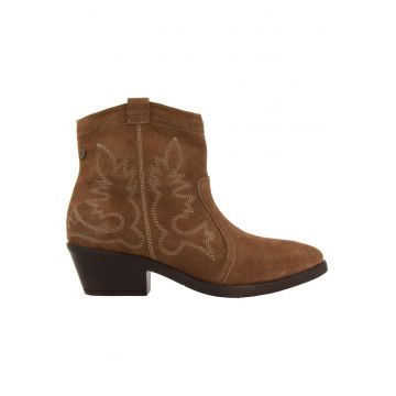 Ghete cowboy din piele intoarsa Ghete cowboy din piele intoarsa