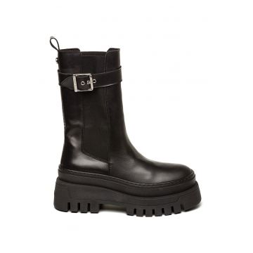 Ghete de piele ecologica flatform Diane Ghete de piele ecologica flatform Diane