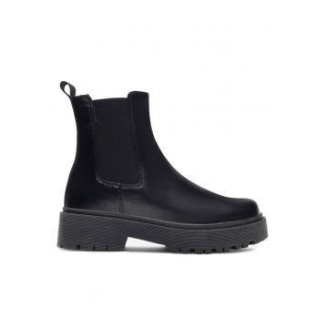 Botine dama -  590486292511036 - Piele naturala - Negru